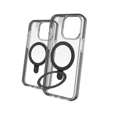 Santa Cruz Snap Case Ring Stand | iPhone 15 - Clear/Black